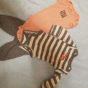 Carters Daddys Little Tiger Set